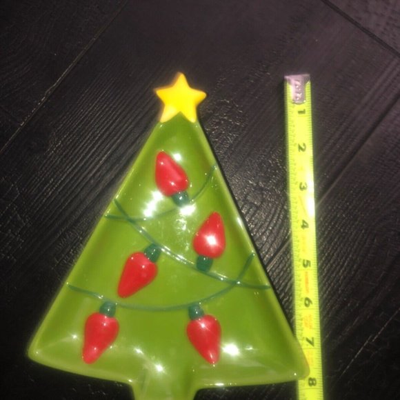 Hallmark Decoration‎ Trinket Dish Christmas Tree Shaped - Picture 4 of 7